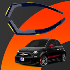 Fiat 500 Abarth 2007 en adelante 3 puertas 2 piezas Haibak deflectores de viento tintados Coche Wind Deflectors price