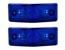 2 x Lámpara Decorativa Azul Luz Lateral 12V/24V E-Mark para Volvo Iveco Renault Lámpara decorativa price