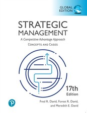 Strategic Management: A Competitive Advantage Approach, Conceptsand Cases, Education Management price