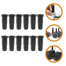 Funda de rueda negra para silla 12 piezas para escuela oficina hogar Wheel Funda price