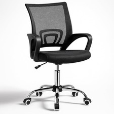 T-LOVENDO.ES Silla de Oficina Ergonómica con Ruedas y Respaldo Transpirable | Oficina Silla price