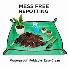 Alfombra para macetas de jardinería impermeable plegable bandeja de suelo grande verde Tray Colchoneta price