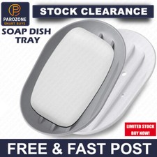 2x Protector de Jabón de Silicona Plato Soporte de Drenaje Alfombrilla Bandeja Drenaje Baño Cocina Tray Colchoneta price