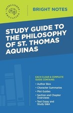 Study Guide to The Philosophy of St Thomas Aquinas by Intelligent Education (Eng Philosophy Study Guides price
