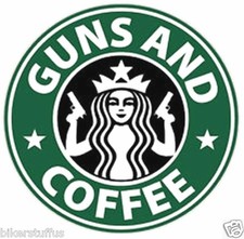 GUNS AND COFFEE STICKER LAPTOP STICKER TOOLBOX STICKER MUG STICKER WINDOW Mug price
