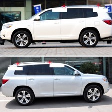 Silver Roof Rails Rack End Cover Shell 4pcs For Toyota Highlander XU40 2008-2013 Roof Rails price