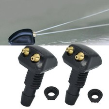 Universal Doble Agujero Parabrisas Lavadora Boquilla Limpiaparabrisas Pulverizador de Agua Jet Ajustable Universal Wipers price