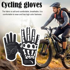 Guantes de motocicleta Halloween patrón de calavera carretera bicicleta montar guantes para hombres mujeres Motorcycle Guantes price