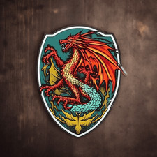 Dragon Sticker, Mythology Folklore Sticker, Decal for Car Truck Window Bumper Mythology price