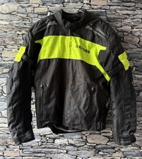 Chaqueta de motocicleta Oxford Baltimore para hombre negra amarilla poliéster alta visibilidad XL 44" Motorcycle Jackets price