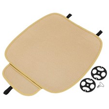 Coche Delantero Asiento Cojín Beige  Transpirable PU Cuero Coche Asiento Cojín Coche Asiento Cojín price