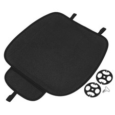 Coche Delantero Asiento Cojín Negro Transpirable PU Cuero Coche Asiento Cojín Coche Asiento Cojín price