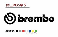 Brembo Brakes (x2) PAIR Vinyl Decal Sticker Graphics Logo Calipers JDM PAIR Brakes price