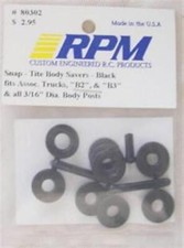 Ahorradores corporales Snap-Tite negros RPM (se adapta a 3/16 postes corporales) Fuel Saver Productos price