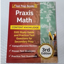 Test Prep Books Praxis Math Content Knowledge 3rd Edition Study Guide Libros de teog price