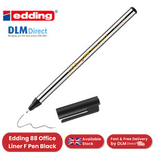 Pluma delineadora de oficina Edding 88 punta fina negra para uso en oficina y escuela bolígrafo individual Felt- Tip Bolígrafo price