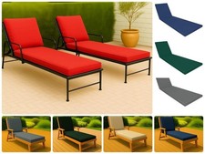 Cojín impermeable para tumbona cubierta cama exterior reclinable silla almohadilla solo Reino Unido Sun Lounger price
