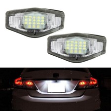 Direct Fit White LED License Plate Light Lamps For Acura TL TSX Honda Civic, etc LED Lamps price