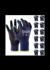 Guantes De Trabajo Ultradelgados Recubiertos De PU, 12 Pares Para Uso. De Trabajo Guantes price
