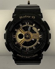 Reloj Casio BA110-1A (5338) Dorado/Negro Mujer Brillante Ana-Digi BATERÍA NUEVA Buzo para bebé price