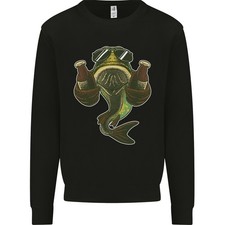 Un Sudadera De Niño Con Perca Y Cerveza Para Pescador Sudadera de niño price