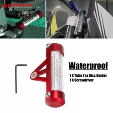 Motorcycle Waterproof Tube Tax Disc Cylindrical Holder Set For Honda Motorbike Tax Derecho price