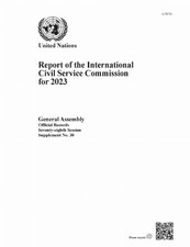Report of the International Civil Service Commission for 2023 - 9789210035255 Civil Service Derecho price