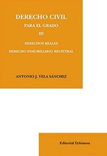 Derecho Civil para el Grado III. Derechos reales. Derec - Spanish Language  NEW Civil Derecho price