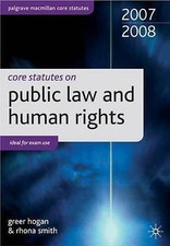 Core Statutes on Public Law and Human Rights 200, Hogan G, Very Good Públicas Administration Derecho price