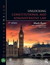 Unlocking Constitutional and Administrative Law (Unlocking th .9 Públicas Administration Derecho price