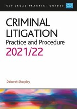 Criminal Litigation: Practice and Procedure: Legal Practice Cour Criminal Procedure Derecho price