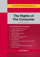 STRAIGHTFORWARD GUIDE/RIGHTS OF CONSUMER by David Bryan Paperback Self Help Consumer Derecho price