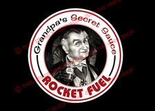 Grandpa Munster Grandpa's Secret Sauce GO FAST Hot Rod, Gasser, NHRA Decal Sauce price