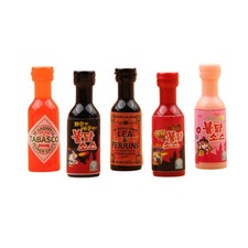 10pcs Miniature Dollhouse Condiment Turkey Noodle Sauce Model For Kitchen Decor Sauce price