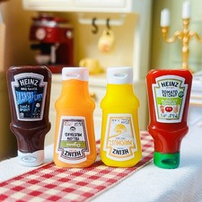 4Pcs Dollhouse Miniature Strawberry Sauce Jam Jar Kitchen Food Accessories Sauce price