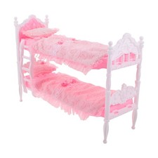 Camas de juguete infantiles Miniaturas de casa de muñecas 1 literas de juego a escala 12 Bunk Cama price