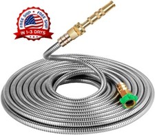 Manguera jardín metal acero inoxidable boquilla manguera latón flexible portátil Jardín Accesorio price