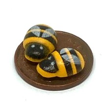 2 Madera Abejorro Bees Jardín Mascota Accesorio Tumdee Casa de Muñecas Miniatura Jardín Accesorio price