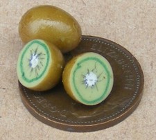 Muñecas Casa Fruta Kiwi 1 Grande & 2 Mitades Jardín Accesorio 1:12 Escala Tumdee Jardín Accesorio price