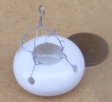 Muñecas Casa Colgante Cesta Vacío Cerámica 1:12 Escala Jardín Accesorio Tumdee Jardín Accesorio price