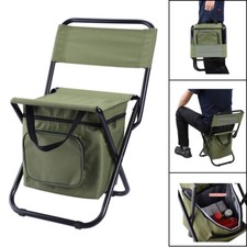 Silla Acampada Portátil Plegable Pesca Almacenaje Bolsa Exterior Asiento Jardín Jardín Silla price