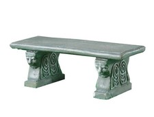 Asiento de banco de jardín envejecido ornamental, casa de muñecas miniatura, muebles de jardín, Jardín Bench price
