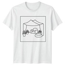 Canopy Sillón Flores Hogar Jardín Hombres Camiseta Damas Camiseta Gráfica Top Jardín Sillón price
