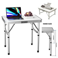 Mesa auxiliar pequeña bandeja plegable para televisores con 2 mesas de centro plegables de altura ajustable Jardín Side Mesa price