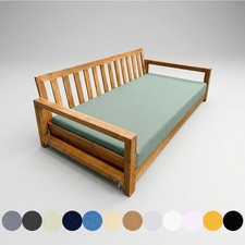 Colchón de cama de día para exteriores de 6" de grosor SÁBANA AJUSTABLE cubierta antideslizante solamente Jardín Daybed price