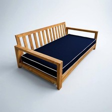 |SOLO CUBIERTA| Sábana bajera ajustable doble 8" con adornos en contraste para exteriores AD101 Jardín Daybed price