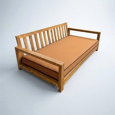 |SOLO FUNDA| Sábana bajera ajustable doble 8" con adornos en contraste para exteriores AD104 Jardín Daybed price