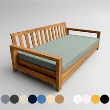 Colchón de cama de día para exteriores de 8" de grosor sábana ajustable cubierta antideslizante solamente Jardín Daybed price