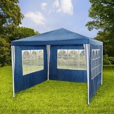 Carpa de jardín PE paredes laterales SOLO con ventanas 3 x 3 m impermeable carpa exterior Gazebo price