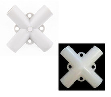 Adaptador conector poste central Gazebo 19 mm x 19 mm x 19 mm x 19 mm blanco junta de 4 vías Gazebo price